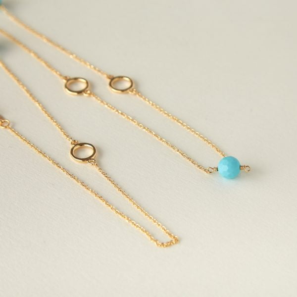 Colier din aur galben 14K Summer - imagine 2