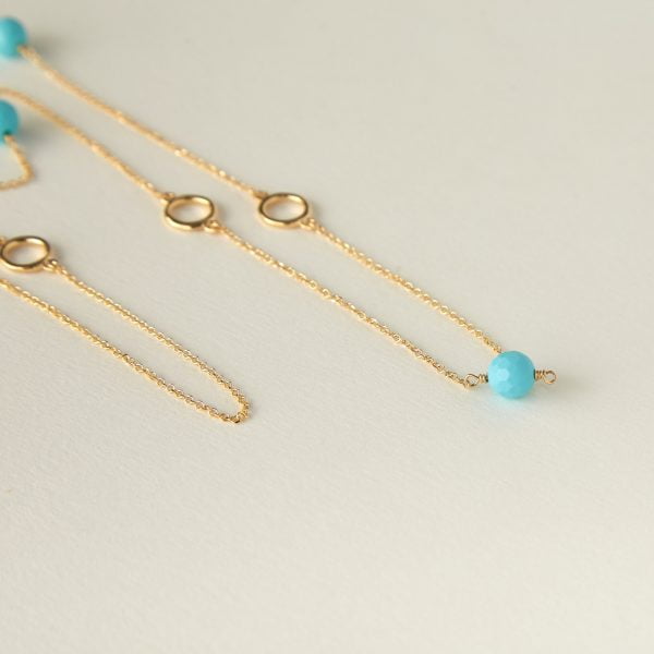 Colier din aur galben 14K Summer - imagine 3